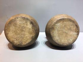 青石，摆件 石雕 石器 案头摆件 金童玉女一对，形象可爱可亲，吉祥如意，送财送福 运费到付