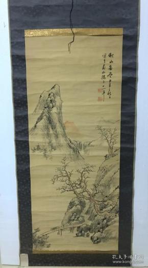 177.山水  131x55厘米