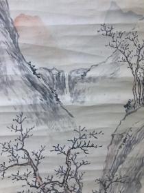 177.山水  131x55厘米