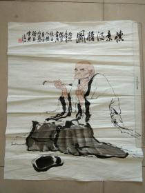 于海江  中国美协会员  原深圳美朮馆副馆长 著名连环画 中国画画家 曾绘制《暴风骤雨》等七十余本连环画   作品保真