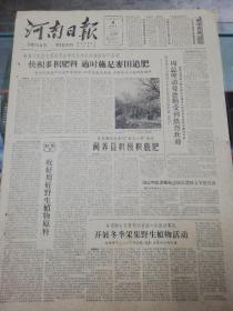 【报纸】河南日报 1961年1月8日【南阳市崔营大队党支部帮助后进队总结经验制订增产措施，快积多积肥料适时施足麦田追肥】【曹沟生产队因地制宜贯彻执行农业“八字宪法”】【扶沟县杨湾大队加强领导积极行动，开展保畜爱畜和牲畜增膘运动】【速写：人民公社的假日——在林县合涧公社所见，有速写图片】