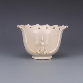 ★特价秒杀1130★精品瓷器■【★★宋定窑乳白釉孔雀杯