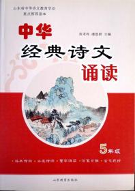 中华经典诗文诵读（5年级）（热销新书，注音、译文、趣读，品相十品全新）