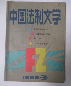 中国法制文学1986年第3期。