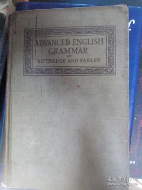 1913年《AN ADVANCED ENGLISH GRAMMAR