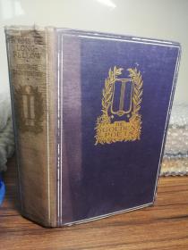 The Golden Poets Set：Poems of Longfellow 《朗费罗诗集》布面精装，烫金封面，书顶刷金，插图精美  17.5 × 12 cm