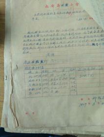 1961年南安县双溪小学学校档案共41份