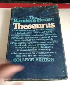 THE RANDOM HOUSE THESAURUS：兰登英语同义词词典