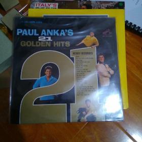 paul anka 21 golden hits 黑胶唱片