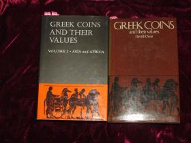 希腊古钱币参考书—Greek Coins and Values（精装2册全）