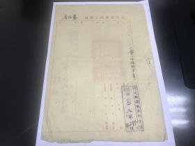 二战后，民国时期台湾省老资料，1948年（民国37年），台湾省烟酒专卖局任命书。公务员陈钦的资料档案1，很有历史研究价值，毛笔书写，内容丰富，印章齐全，包真包老，具体见图，拍前看好，拍后不退。