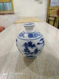 景德镇青花瓷酒瓶
