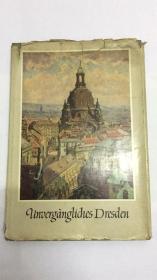荷兰委尔麦尔《不朽的德累斯登城》复制品画册1955年（荷兰语原版）