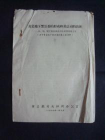 黄岩**资料：黄岩地下黑县委的形成和黄总司的出世——吕、刘、梁之流是黄总司文武两线的主宰（关于黄岩地下黑县委的第三批资料）