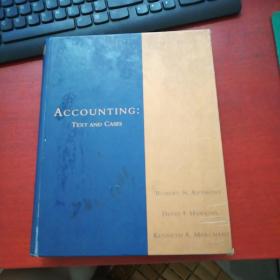 Accounting (Text & Cases - Tenth Edition)【详情请看图 有点水彩笔笔迹】