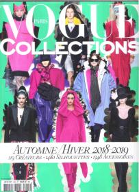 外国时尚杂志 Paris VOGUE COLLECTIONS Automne/Hiver 2018-2019 法语时尚特集，每页多幅精彩图片