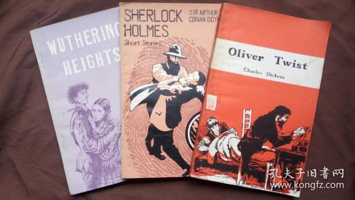 Oliver Twist，WUTHERING HEIGHTS，SHERLOCK HOLMES 【3本合售】