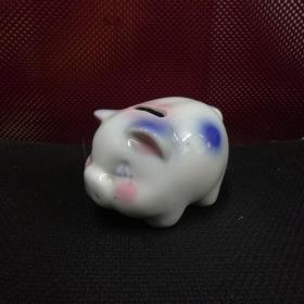 可爱的小猪瓷塑硬币罐