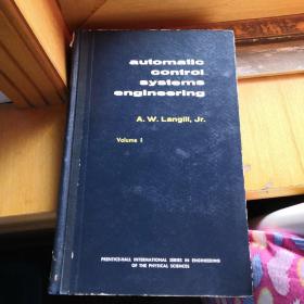 AUTOMATIC CONTROL SYSTEMS ENGINEERING 自动控制系统工程第1（馆藏） 馆书内页完好全新 精装包平邮