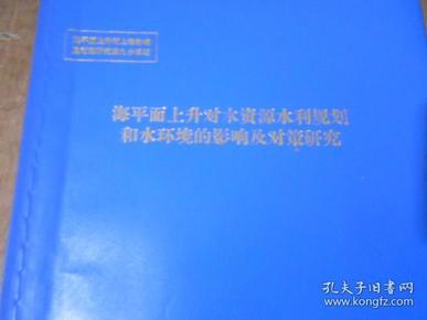 海平面上升对水资源水利规划和水环境的影响及对策研究