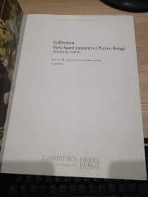 CHRISTIE'S佳士得   collection  YVES  SAINT  LAURENT et  PIERRE  BERGE 17 18 19  20 novembre  2009  伊夫圣罗兰专场