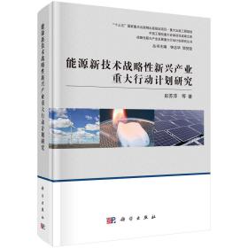 能源新技术战略性新兴产业发展重大行动计划研究 未拆封