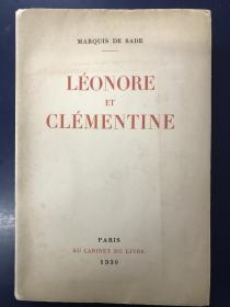 法文原版小说  含Luc Lafnet 卢克·拉夫内特5幅蚀刻版情色插图 1930年法国出版 稀少书籍