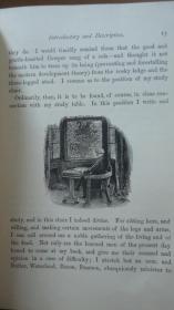 1870年 Random Truths in Common Things 经典英语散文随笔《常物枝语录》全插图本 满堂烫金装饰精装 大量雕版版画