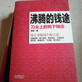 沸腾的前途，刀尖上的地下钱庄。