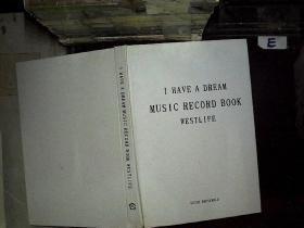 I HAVE A DREAM MUSIC RECORD BOOK WESTLIFE