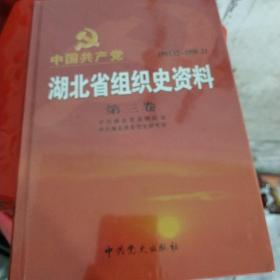 中国共产党湖北省组织史资料第三卷