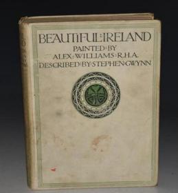 1910年 Beautiful Ireland – 《美丽爱尔兰》全插图绘本 48张绝美彩色水彩插图及文内线描插图