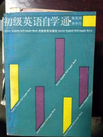 初级英语自学通   整体基本未用后书衣微有水印