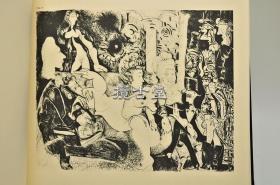 毕加索  Picasso 156连作版画集  时事通讯社  昭和52年 1977年 皮面精装 限定1200部  31x31cm