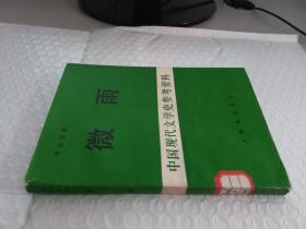 微雨（中国现代文学史参考资料）