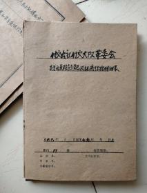 1966-1969年粮食分配及经济作物明细表