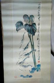 挂历单页画:群虾(齐白石/作者)56X21CM