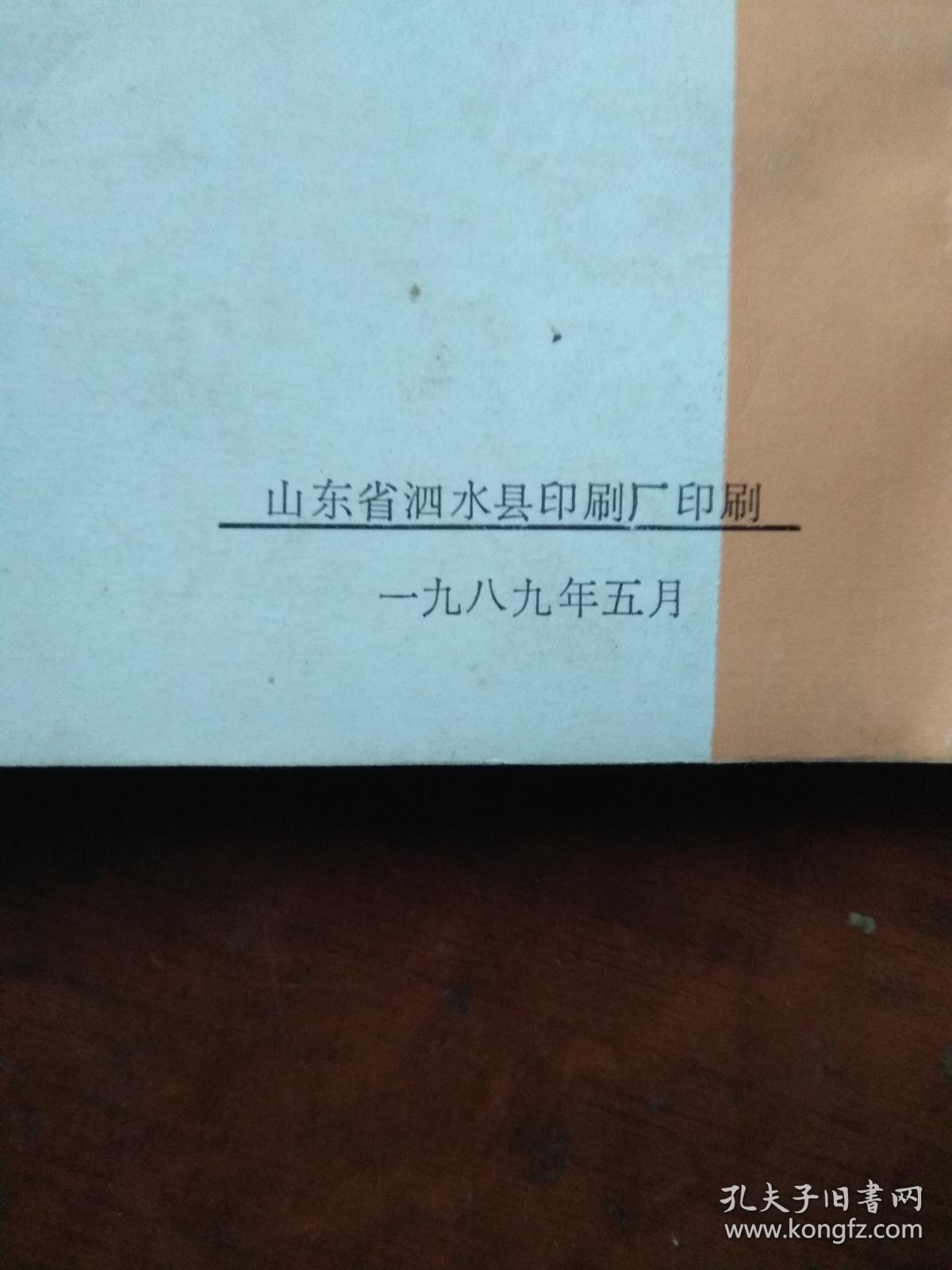 泗水民间文学.集成资料汇编二分册