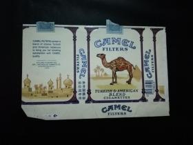 CAMEL FILITERS TURKISH AMERICAN BLEND CIGARETTES  骆驼牌 烟标