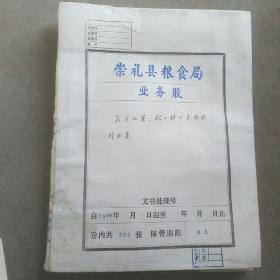 1978年崇礼县落实政策批复一册