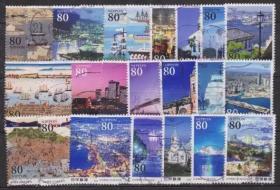 日本信销邮票-C2058 C2059 C2060 2009 日本开港150周年 26全