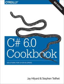 预订 C# 6.0 C # Cookbook 英文版 中文版菜单参考手册