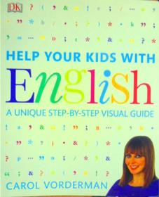 英文原版       少儿教育学习绘本     Help Your Kids with English: A Unique Step-by-Step Visual Guide       英语