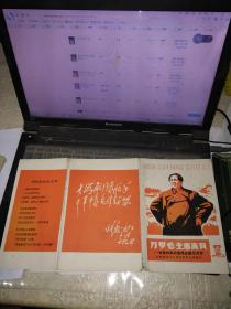 **精品--扬州革委会成立纪念：木刻版《万岁毛主席画页》一套16张全带封套尺寸20*14CM江苏扬州工人美术造反兵团创作。