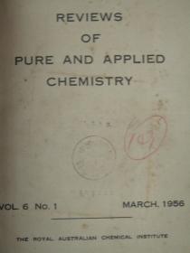 RevieWs of Pure and AppIied ChemistrY[v01.6.1956]