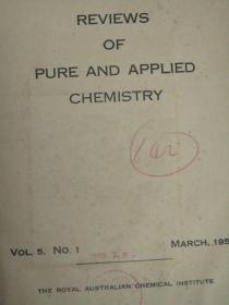 RevieWs of Pure and AppIied ChemistrY[v01.5.1955]