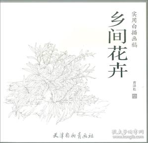 乡间花卉/实用白描画稿