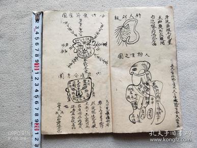 孔网494，中医痘科之类的手抄本、插图很多