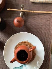 足银 夔龙造型 盖置+则置