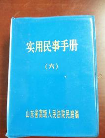 实用民事手册(第六分册)